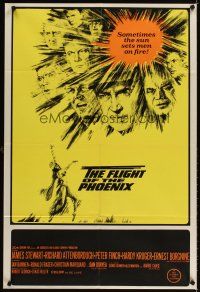 3y377 FLIGHT OF THE PHOENIX Aust 1sh '66 directed by Robert Aldrich, James Stewart!