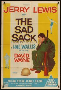 3y403 SAD SACK Aust 1sh '58 wacky cross-eyed Jerry Lewis in the Foreign Legion!