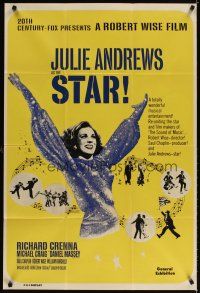3y408 STAR Aust 1sh '68 Julie Andrews, Robert Wise, Richard Crenna, Daniel Massey