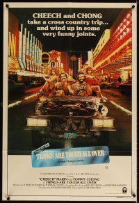 3y412 THINGS ARE TOUGH ALL OVER Aust 1sh '82 Cheech & Chong take cross country trip to Las Vegas!