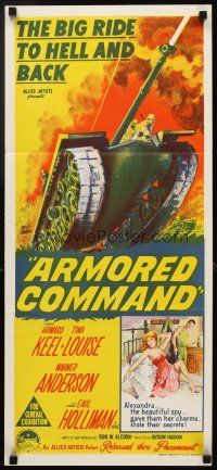 3y454 ARMORED COMMAND Aust daybill '61 the big ride to Hell & back w/jolting Joes of the 7th Army!