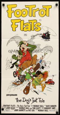3y610 FOOTROT FLATS Aust daybill '86 The Dog's Tail Tale, New Zealand comic cartoon strip!