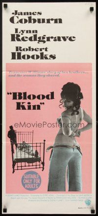 3y730 LAST OF THE MOBILE HOT-SHOTS Aust daybill '70 sexy Lynn Redgrave undressing, Blood Kin!