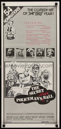 3y908 SECRET POLICEMAN'S OTHER BALL Aust daybill '82 wacky John Cleese, English comedy!