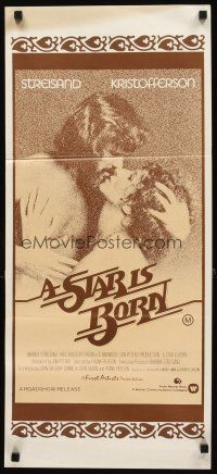 3y950 STAR IS BORN Aust daybill R80s Kris Kristofferson, Barbra Streisand, rock 'n' roll!