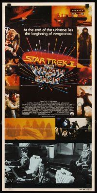 3y952 STAR TREK II Aust daybill '82 The Wrath of Khan, Leonard Nimoy, William Shatner