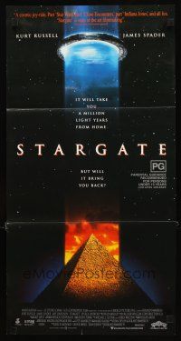 3y957 STARGATE Aust daybill '94 Kurt Russell, James Spader, a million light years from home!