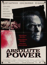 3y176 ABSOLUTE POWER German '97 great image of star & director Clint Eastwood!