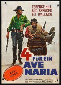 3y177 ACE HIGH German R70s i Quattro dell'Ave Maria, Bud Spencer, Terence Hill, spaghetti western!