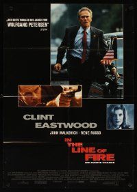 3y263 IN THE LINE OF FIRE German '93 Wolfgang Petersen, Eastwood as Secret Service bodyguard!