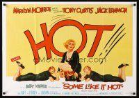3y322 SOME LIKE IT HOT German R99 sexy Marilyn Monroe with Tony Curtis & Jack Lemmon in drag!