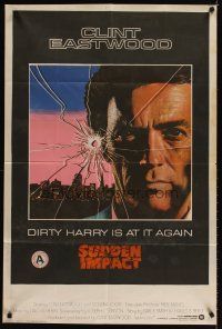 3y002 SUDDEN IMPACT IndianEnglish '83 Clint Eastwood is at it again as Dirty Harry, great image!