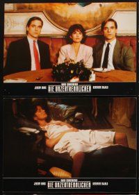 3y078 DEAD RINGERS 12 German LCs '88 Jeremy Irons & Genevieve Bujold, directed by David Cronenberg!