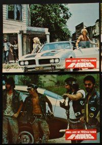 3y077 HI-RIDERS 13 German LCs '77 dragging the streets for action, images of vintage muscle cars!