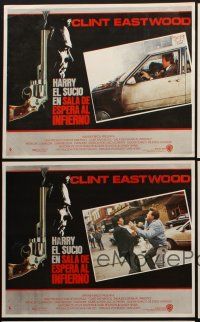 3y024 DEAD POOL 5 South American LCs '88 Clint Eastwood as tough cop Dirty Harry, cool images!