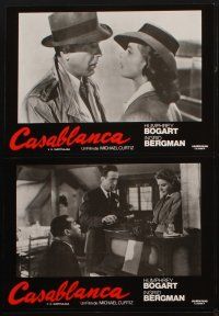 3y067 CASABLANCA 6 Spanish LCs R80s Humphrey Bogart, Ingrid Bergman, Michael Curtiz classic!