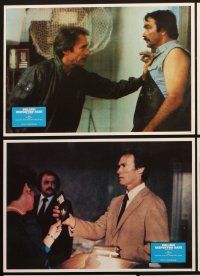 3y030 SUDDEN IMPACT 6 Yugoslavian LCs '83 Clint Eastwood as Dirty Harry, Sondra Locke!