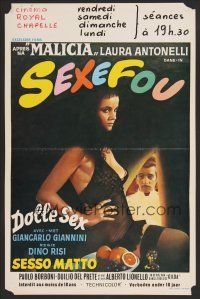4a438 HOW FUNNY CAN SEX BE Belgian '73 Sessomatto, Giancarlo Giannini, Italian sex!