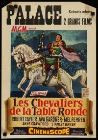 4a450 KNIGHTS OF THE ROUND TABLE Belgian '54 Robert Taylor as Lancelot, Ava Gardner as Guinevere!