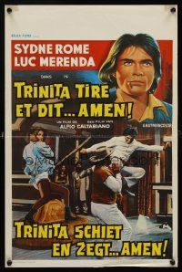 4a460 MAN CALLED AMEN Belgian '72 Cosi Sia, great spaghetti western action images!