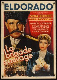 4a501 SAVAGE BRIGADE pre-war Belgian '39 Marcel L'Herbier directed, Vera Korene, Charles Vanel!