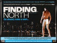4a324 FINDING NORTH advance British quad '99 bizarre image of naked man over city!