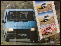 4a326 FOURTH PROTOCOL British quad '87 Pierce Brosnan, Michael Caine, cool Ford van tie-in!