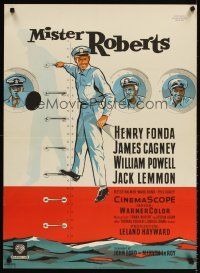 4a596 MISTER ROBERTS Danish '58 Henry Fonda, James Cagney, William Powell, Jack Lemmon, John Ford