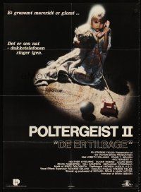 4a612 POLTERGEIST II Danish '86 Heather O'Rourke, The Other Side, they're baaaack!