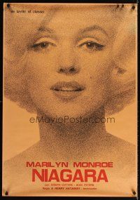 4a248 NIAGARA Italian 1sh R60s gigantic close-up of sexy Marilyn Monroe!