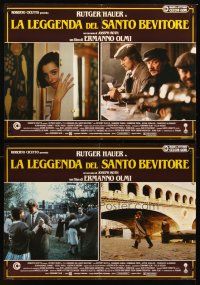 4a287 LEGEND OF THE HOLY DRINKER 3 Italian photobustas '88 La leggenda del santo bevitore, Hauer!