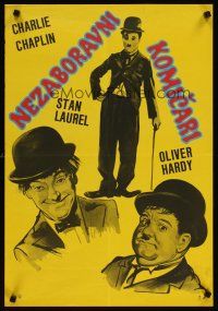4a092 NEZABORAVNI KOMICARI Yugoslavian '60s Stan Laurel, Oliver Hardy & Charlie Chaplin!