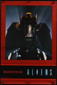 4a307 ALIENS 4 English double crowns '86 Sigourney Weaver, Carrie Henn, Biehn, horror sci-fi!