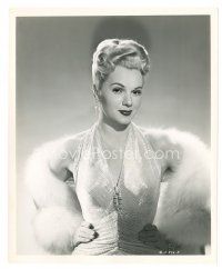 4b070 ADELE JERGENS 8x10 still '47 sexy close portrait of the champagne blonde by Ned Scott!