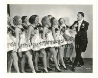4b073 AFTER THE THIN MAN 8x10 still '36 William Powell in tuxedo leads many sexy chorus girls!