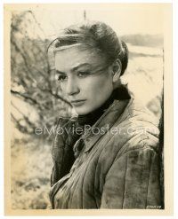 4b103 ANOUK AIMEE 8x10 still '50s great head & shoulders close up of the pretty French star!