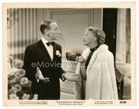 4b115 BARKLEYS OF BROADWAY 8x10 still '49 c/u of Fred Astaire in tux & Ginger Rogers wearing fur!
