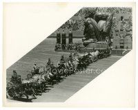 4b125 BEN-HUR 8x10 still '60 great far shot of chariots lined up for race, William Wyler classic!