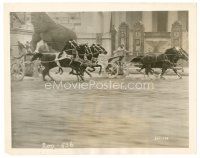 4b122 BEN-HUR 8x10 still '25 cool far shot of Francis X. Bushman in the famous chariot race!