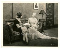 4b159 BROADMINDED 8x10 still '31 close up of sexy Thelma Todd with Margaret Livingston on couch!