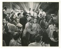 4b165 CABIN IN THE SKY 8x10 still '43 Bubbles & Ethel Waters in crowd dancing to band on stage!