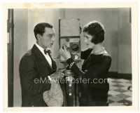 4b168 CAMERAMAN 8x10 still '28 romantic close up of Buster Keaton & Marceline Day with camera!