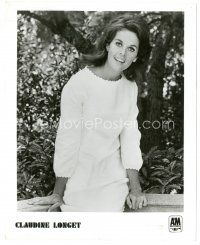 4b197 CLAUDINE LONGET 8x10 music publicity still '60s the notorious French actress/singer!