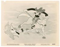 4b241 DRAG-ALONG DROOPY 8x10 still '53 Tex Avery, wacky cartoon cowboy horse chase image!