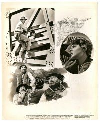 4b292 FOR WHOM THE BELL TOLLS 8x10 still '43 cool montage with Gary Cooper & Ingrid Bergman!
