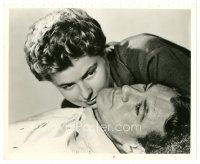 4b293 FOR WHOM THE BELL TOLLS 8x10 still '43 romantic super c/u of Gary Cooper & Ingrid Bergman!