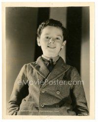 4b303 FREDDIE BARTHOLOMEW 8x10 still '30s great waist-high smiling close up of the child actor!