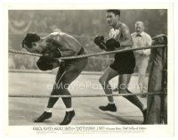 4b316 GENTLEMAN JIM 8x10 still '42 great close up of Errol Flynn boxing in the ring as Corbett!