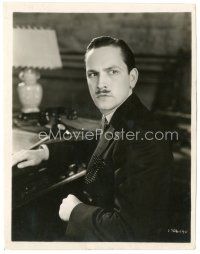 4b397 HONOR AMONG LOVERS 8x10 key book still '31 great close up of Fredric March in suit & tie!