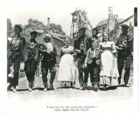 4b406 HOW GREEN WAS MY VALLEY 8x10 key book still '41 great lineup of entire cast in makeup!